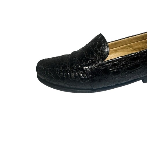 Alan Payne Genuine Crocodile Penny Loafers Shoes Saddle Brown Men\'s 10 main image 11